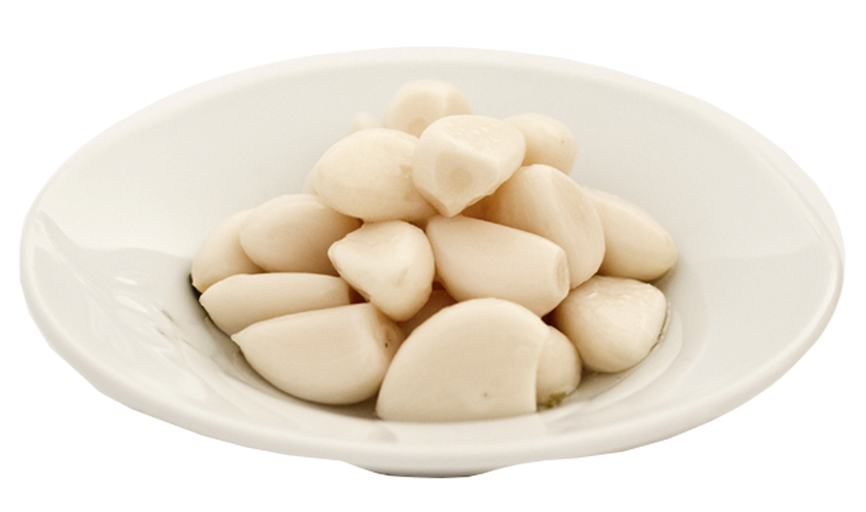 Ajos blancos aliñados